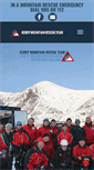 Mobile Screenshot of kerrymountainrescue.ie