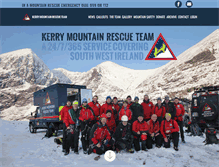 Tablet Screenshot of kerrymountainrescue.ie